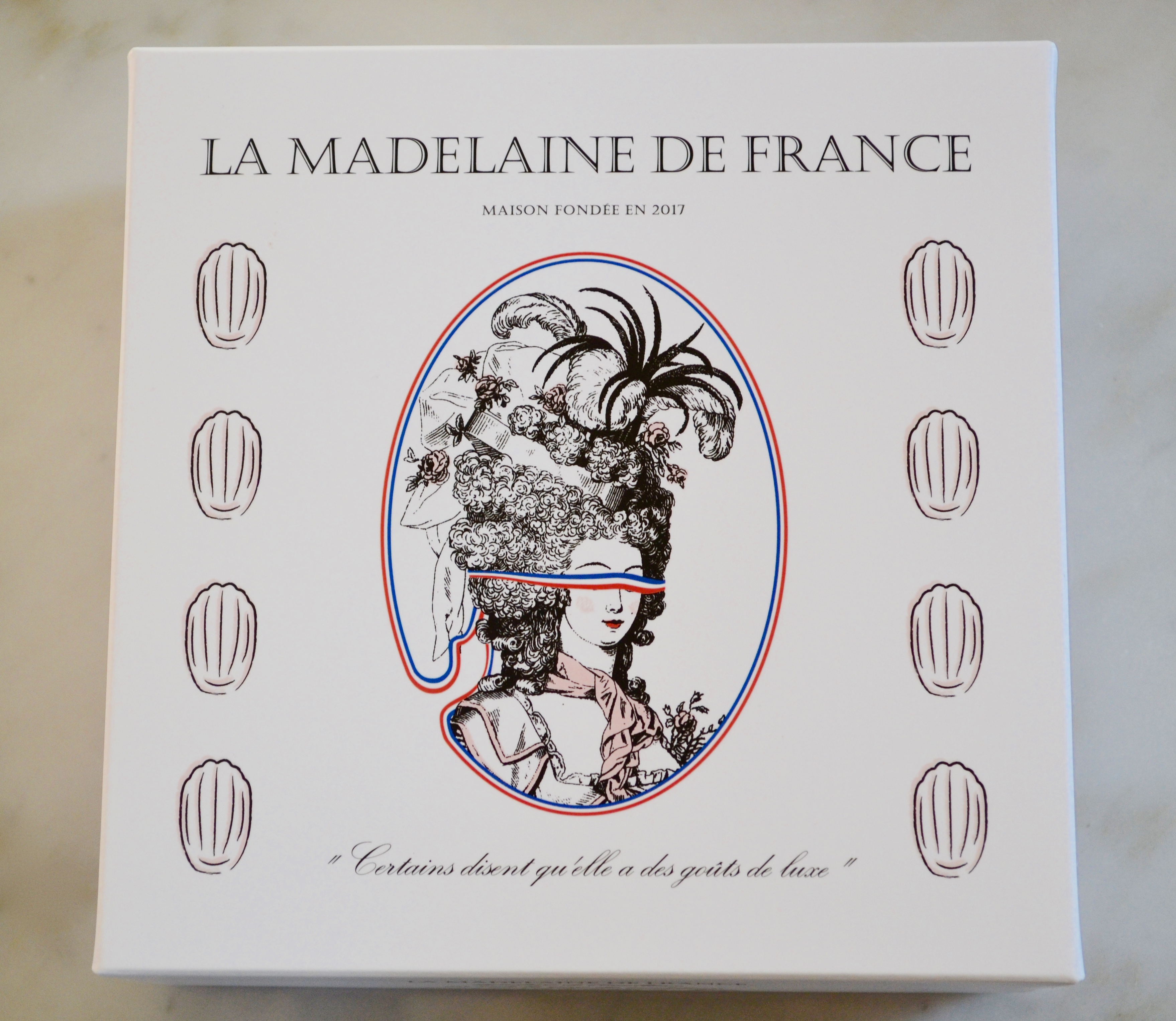 Coffret de madeleines